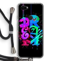 Dream: Pixel 3a Transparant Hoesje met koord Dream: Pixel 3a Transparant Hoesje met koord