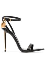 TOM FORD sandales Padlock en cuir 105 mm - Noir