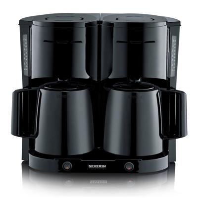 Severin KA9315 Duo Koffiezetapparaat Zwart