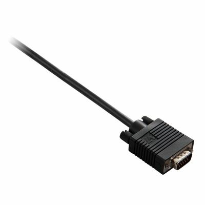 VGA-kabel V7 V7E2VGA-02M-BLK (2 m) Zwart