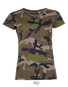 Sol’s L134 Women`s Camo T-Shirt