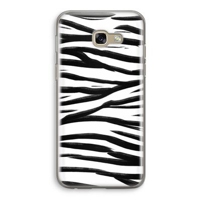 Zebra pattern: Samsung Galaxy A5 (2017) Transparant Hoesje