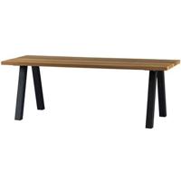 WOOOD Tablo Tuintafel Met A-poot - Naturel - 75x210x81