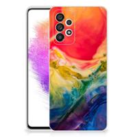Smartphone hoesje Samsung Galaxy A73 5G Watercolor Dark