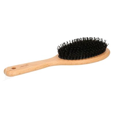 5Five Haarborstel ovaal - naturel - kunststof/hout en varkenshaar - 24,5 cm
