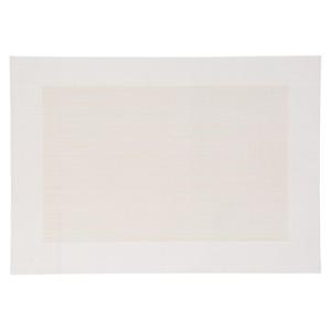 Secret de Gourmet diner placemat Texaline - wit - 50 x 35 cm - Onderleggers