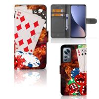 Xiaomi 12 | 12X | Wallet Case | met Pasjes | Casino