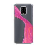 Paarse stroom: Xiaomi Redmi Note 9 Pro Transparant Hoesje