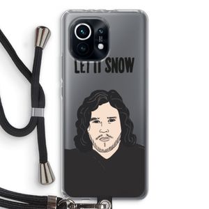 Let It Snow: Xiaomi Mi 11 Transparant Hoesje met koord