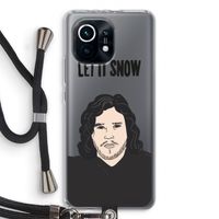Let It Snow: Xiaomi Mi 11 Transparant Hoesje met koord