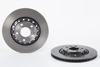 Remschijf COATED DISC LINE BREMBO, Remschijftype: Binnen geventileerd, u.a. für VW, Audi