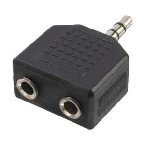 LogiLink CA1002 kabeladapter/verloopstukje audio splitter 3,5mm naar 2x 3,5mm