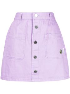 CHOCOOLATE jupe évasée en jean à taille haute - Violet