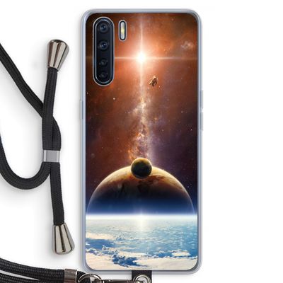 Omicron 2019: Oppo A91 Transparant Hoesje met koord