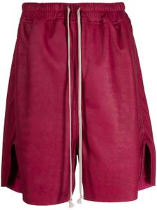 Rick Owens Shorts met trekkoordtaille - Rood