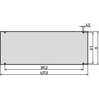 nVent SCHROFF 30828058 Frontpaneel 1 stuk(s)