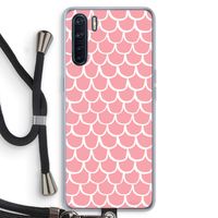 Dakpannetjes: Oppo A91 Transparant Hoesje met koord