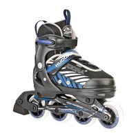 Hudora skeelers leon blauw/zwart, maat 37-40