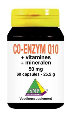 Co enzym Q10 + vitamines + mineralen 60 Capsules Co enzym Q10 + vitamines + mineralen 60 Capsules