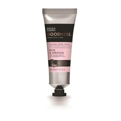 Hand cream goodness rose & geranium 75 Milliliter