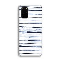 Ink Stripes: Samsung Galaxy S20 Plus Transparant Hoesje