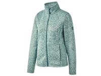 Rocktrail Dames gebreid fleecejack, met opstaande kraag (XS (32/34), Lichtblauw)