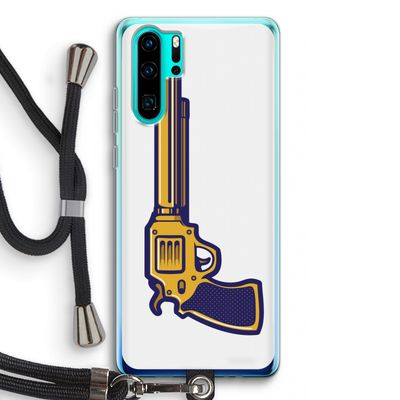 Pew Pew Pew: Huawei P30 Pro Transparant Hoesje met koord