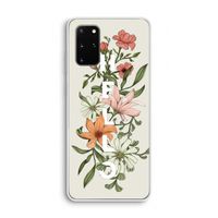 Hello bloemen: Samsung Galaxy S20 Plus Transparant Hoesje Hello bloemen: Samsung Galaxy S20 Plus Transparant Hoesje