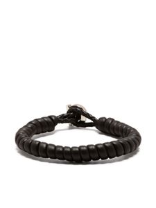 Ferragamo bracelet Gancini en cuir - Marron