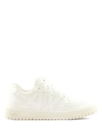 Armani Exchange embossed-logo low-top sneakers - Blanc