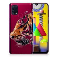Smartphone hoesje Samsung Galaxy M31 Watercolor Tiger