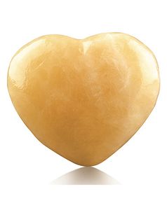 Edelsteen Hart Calciet Geel (45 mm)