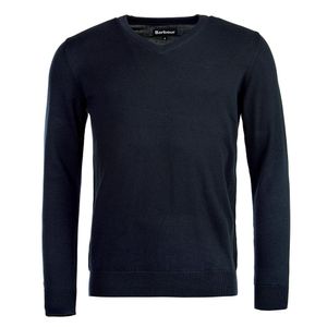 Herentrui Pima cotton V neck navy