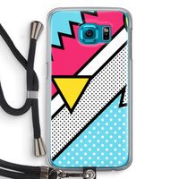 Pop Art #3: Samsung Galaxy S6 Transparant Hoesje met koord
