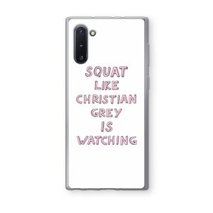 Christian Grey: Samsung Galaxy Note 10 Transparant Hoesje