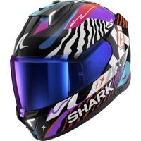 SHARK Skwal i3 Speed-Fancy, Integraalhelm, Zwart-Wit-Oranje KWO