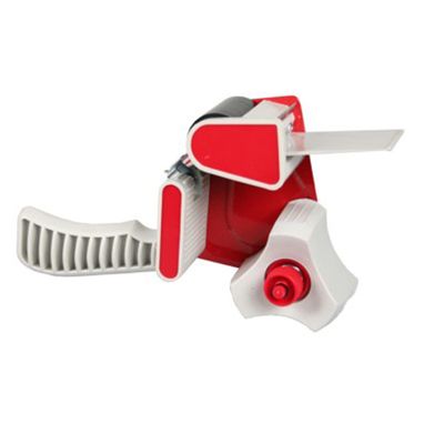 Benson Tape dispenser - tape afroller/taperoller - metaal - voor tape rol 50 mm