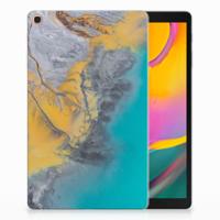 Samsung Galaxy Tab A 10.1 (2019) Tablet Back Cover Marble Blue Gold