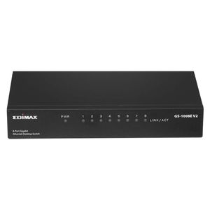 Edimax 8-poorts gigabit desktop-switch | 1 stuks - GS-1008E V2 GS-1008E V2