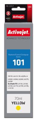 Activejet inkt AE-101Y inktfles voor Epson printer, vervanging Epson 101; Supreme; 70 ml; geel
