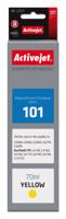 Activejet inkt AE-101Y inktfles voor Epson printer, vervanging Epson 101; Supreme; 70 ml; geel