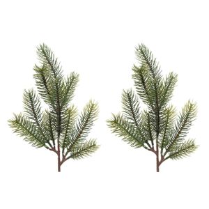 8x Groene kersttakken / dennentakjes 36 cm kerstversiering