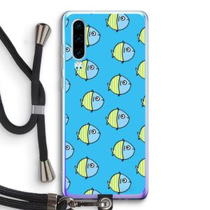 Visjes: Huawei P30 Transparant Hoesje met koord