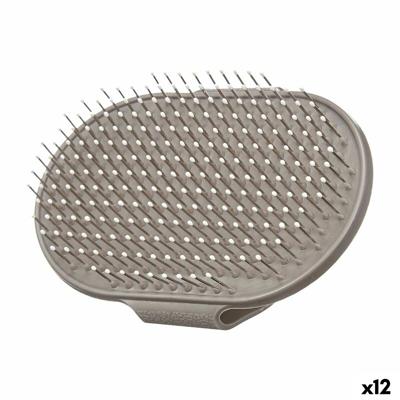 Hondenkam Mascow 335 Grijs 13 x 3,5 x 10 cm (12 Stuks)