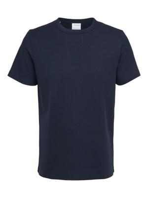 Selected Slhjoseph Pique SS Casual T-shirt Heren XL