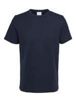 Selected Slhjoseph Pique SS Casual T-shirt Heren XL