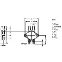 NXP Semiconductors MPX5100 DP Druksensor 1 stuk(s) 0 kPa tot 100 kPa Print