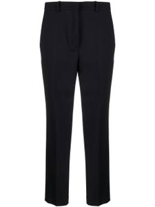 Incotex pantalon court en laine vierge - Bleu