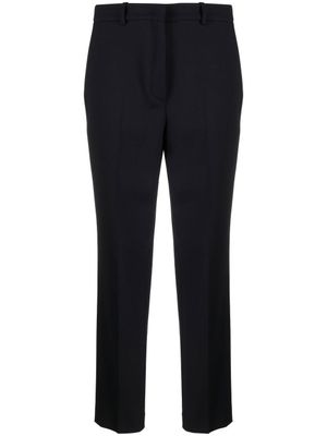 Incotex pantalon court en laine vierge - Bleu