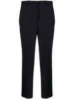 Incotex pantalon court en laine vierge - Bleu